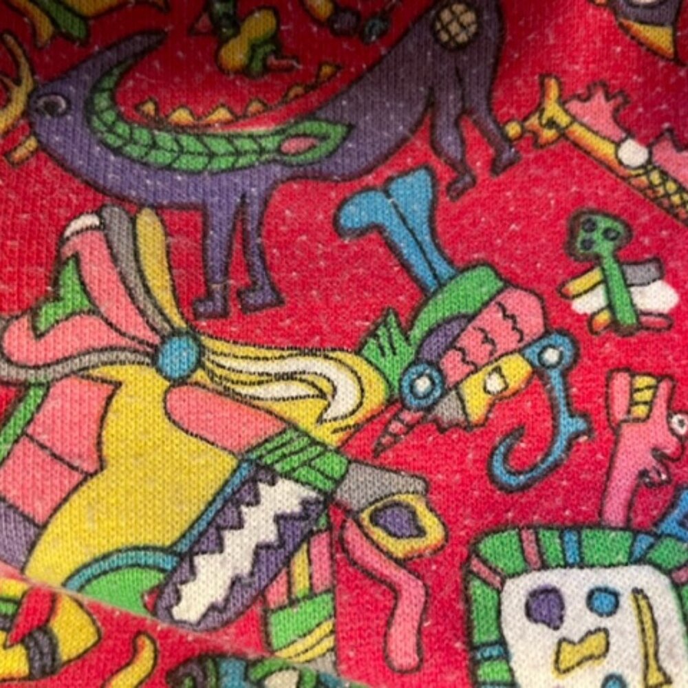 Athentic Forenza Red Sweathshirt With Primitive D… - image 4